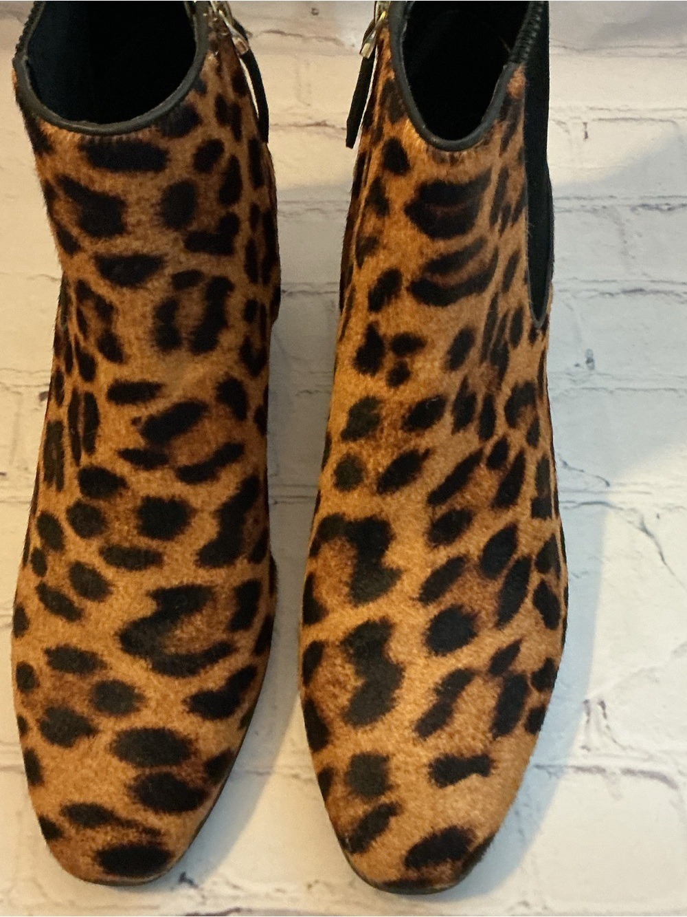 ✨ Talbot’s Faux Leopard Ankle Boots 10m
